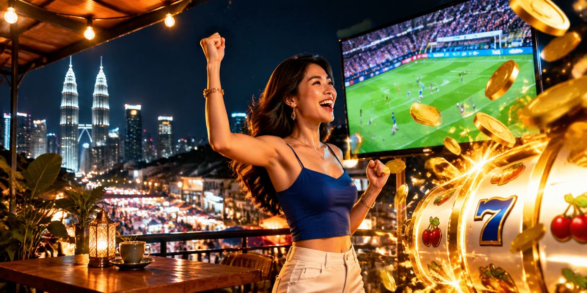 Pemain kasino di Kuala Lumpur menikmati permainan meja dan slot secara langsung